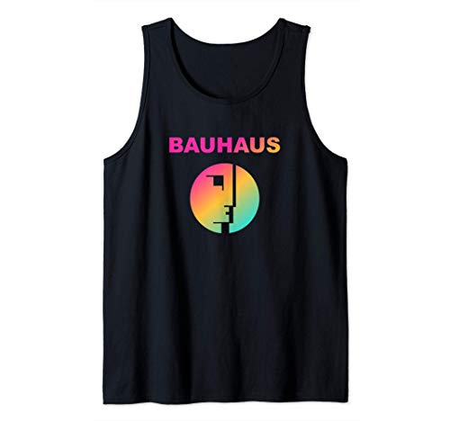 100 Años de la Bauhaus - Perfil Logotipo de la Bauhaus 1919 Camiseta sin Mangas