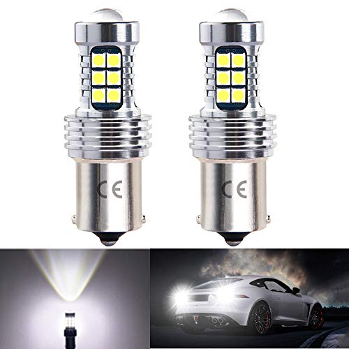 1156 P21w Ba15s 1156A 1141 Canbus Bombilla Led, 12V-24V 6W 6500K Blanco, Para La Luz De Marcha Atrás, Las Luces Antiniebla Traseras, La Luz De PosicióN, Las Luces Traseras. 2 Piezas 1156 P21w Ba15s 1156A 1141 Canbus Bombilla Led, 12V-24V 6W 6500K Blanco, Para La Luz De Marcha Atrás, Las Luces Antiniebla Traseras, La Luz De PosicióN, Las Luces Traseras. 2 Piezas