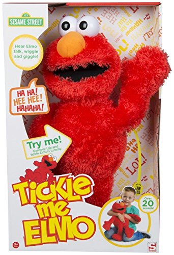 123 Sesame Street, 18 '' Tickle Me Elmo Laughs & Giggle's Childrens Kids Cuddly Toy