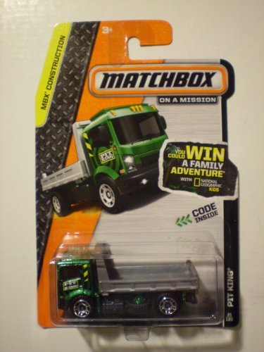 2014 Matchbox MBX Construction PIT King Metallic Green & Gray 21/120 by Matchbox