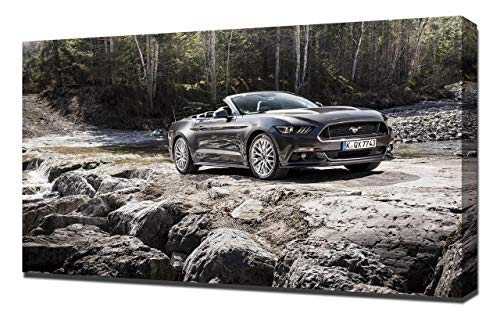 2015-Ford-Mustang-GT-Convertible-V3-1080 - Lienzo Decorativo para Pared