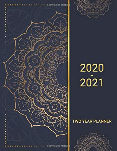 2020-2021 Two Year Planner: Golden Sun Flower Two Year Planner, Two Year Calendar 2020-2021, Daily Monthly Planner 2020 Size 8.5 x 11 Inch, Business ... Prayer Journal, Planner 2020-2021 Daily