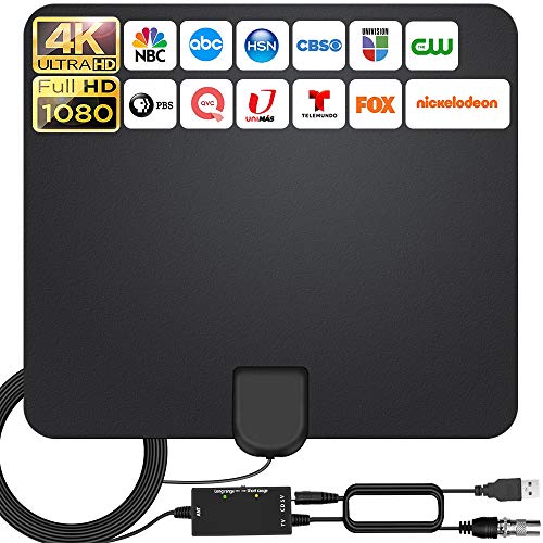 2021 Más Nuevo Antena Interior TV,240KM Alcance con Amplificador de Señal Antena de TV Digital HD para Interiores,Gratuita con Cable Coaxial de 5M, 4K 1080P, Antena de TV más Potente 2021 Más Nuevo Antena Interior TV,240KM Alcance con Amplificador de Señal Antena de TV Digital HD para Interiores,Gratuita con Cable Coaxial de 5M, 4K 1080P, Antena de TV más Potente