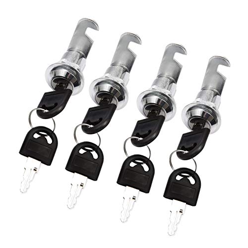 4 Pcs 25mm Cerradura Taquilla, Cerradura para Buzón, Cerradura para Armario de Madera, Cerradura para Muebles de Llave de Bloqueo de Puerta para Archivos, Armario, Oficina, Escritorio 4 Pcs 25mm Cerradura Taquilla, Cerradura para Buzón, Cerradura para Armario de Madera, Cerradura para Muebles de Llave de Bloqueo de Puerta para Archivos, Armario, Oficina, Escritorio