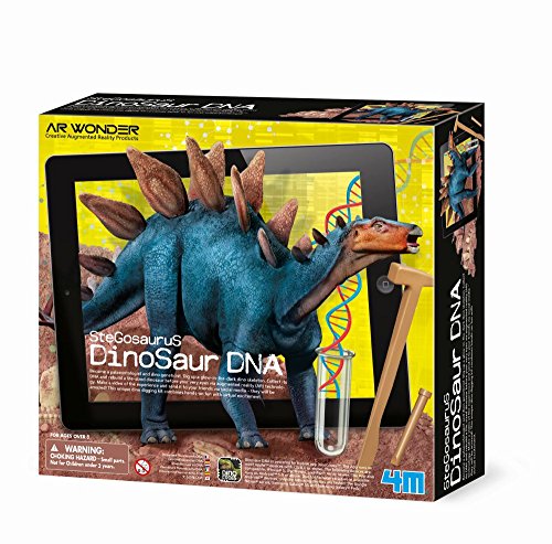 4M- Stegosaurus: Dinosaur DNA Mundo Animal (00-07004)