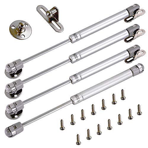 4PCS Pistones a Gas Muebles Cocina Amortiguadores Muebles Bisagras Cocina Muelle Hidráulico para Puertas Armario Puertas Elevables Bisagras Resortes Armario con Tornillos (150N / 15kg 270mm) 4PCS Pistones a Gas Muebles Cocina Amortiguadores Muebles Bisagras Cocina Muelle Hidráulico para Puertas Armario Puertas Elevables Bisagras Resortes Armario con Tornillos (150N / 15kg 270mm)