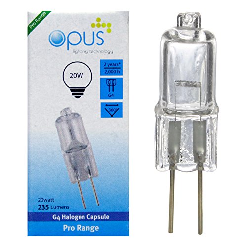 6 x Bombilla Lampara Halogena Blanco Calido G4 12V 20W 6 x Bombilla Lampara Halogena Blanco Calido G4 12V 20W