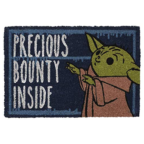 608129b - STAR WARS - Paillasson - Bébé Yoda Precious bounty inside (40x60) (PlayStation 4)