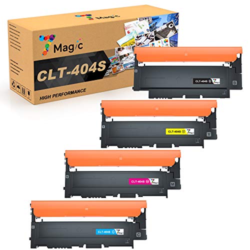 7Magic Cartuchos de Tóner Compatible para Samsung CLT-P404C CLT-404S CLT-K404S CLT-C404S CLT-M404S CLT-Y404S para Samsung Xpress SL C430 C430W C480 C480W C480FW C480FN C432W C433W C482W C483W 7Magic Cartuchos de Tóner Compatible para Samsung CLT-P404C CLT-404S CLT-K404S CLT-C404S CLT-M404S CLT-Y404S para Samsung Xpress SL C430 C430W C480 C480W C480FW C480FN C432W C433W C482W C483W