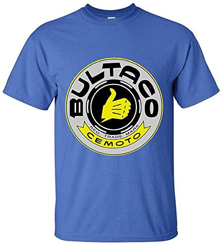 Ainiteey Bultaco Cool Bbgogo15 Cotton Hombre/Men's Camiseta/T Shirt