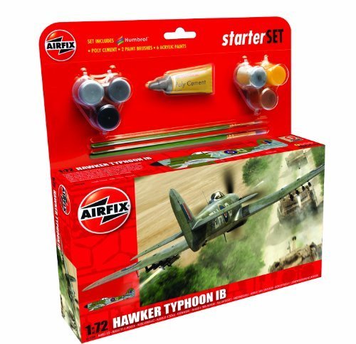 Airfix 1:72 Hawker Typhoon IB Básico Avión Modelo Set (medio)