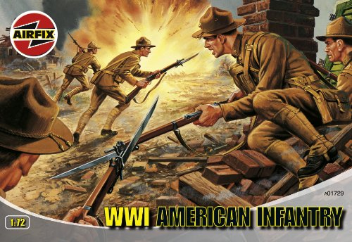 Airfix - WWI U.S. Infantry Series 1, Set de Figuras (Hornby A01729) Airfix - WWI U.S. Infantry Series 1, Set de Figuras (Hornby A01729)