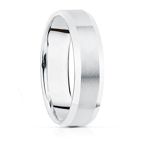 Alianza Romani 5 mm Oro Blanco 18 kilates - Personalizable, grabado incluido. Alianza Romani 5 mm Oro Blanco 18 kilates - Personalizable, grabado incluido.
