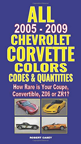 All 2005-2009 Chevrolet Corvette Colors, Codes & Quantities: How Rare is Your Coupe, Convertible, Z06, or ZR1?