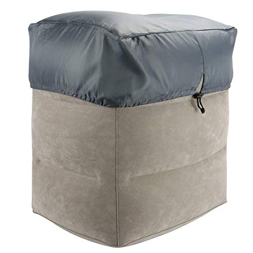 Almohada inflable del pie | Accesorio de viaje multiusos para niños y adultos | Silla portátil y reposapiés | Fácil, compacto de llevar | Diseño multifuncional | Pukkr Almohada inflable del pie | Accesorio de viaje multiusos para niños y adultos | Silla portátil y reposapiés | Fácil, compacto de llevar | Diseño multifuncional | Pukkr