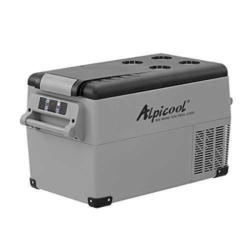Alpicool CF35 35 Litros Nevera Portátil Eléctrica Refrigerador de Coche 12V 24V mini frigorífico CA 220v para Hogar, Camping, Viajes, Automóvil, 20ºC a 20ºC Alpicool CF35 35 Litros Nevera Portátil Eléctrica Refrigerador de Coche 12V 24V mini frigorífico CA 220v para Hogar, Camping, Viajes, Automóvil, 20ºC a 20ºC
