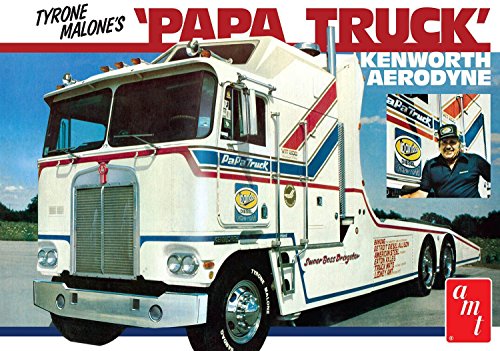 AMT amt932 1: 25 Tyrone Malone S Transporter Papa Kenworth camión de Juguete