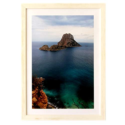 ART&FOTO BARCELONA Marco de Fotos Hecho a Mano 100% Artesanal de Madera y Cristal (Blanco, 30_x_40) ART&FOTO BARCELONA Marco de Fotos Hecho a Mano 100% Artesanal de Madera y Cristal (Blanco, 30_x_40)