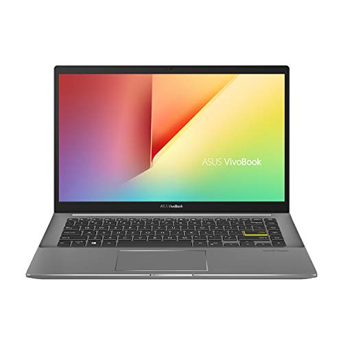 ASUS VivoBook S14 M433IA-EB069 - Ordenador portátil de 14" FullHD (Ryzen7-4700U, 16GB RAM, 512GB SSD, Radeon Graphics, Sin sistema operativo) Negro - Teclado QWERTY Español