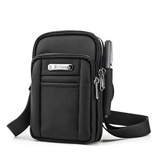 BAGZY Bolso Pequeño Para Hombre Riñonera Hombre Bandolera Cintura Militar Ejército Molle EDC Táctico Mobile Deportiva Monedero Bolsa de Cintura Tarjetero mensajero cruzada cuerpo Negro BAGZY Bolso Pequeño Para Hombre Riñonera Hombre Bandolera Cintura Militar Ejército Molle EDC Táctico Mobile Deportiva Monedero Bolsa de Cintura Tarjetero mensajero cruzada cuerpo Negro