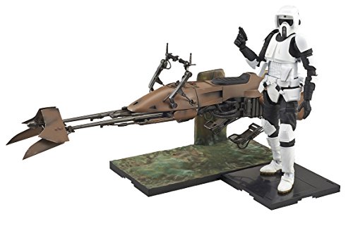 BANDAI Star Wars 1/12 Scout Trooper and Speeder Bike by