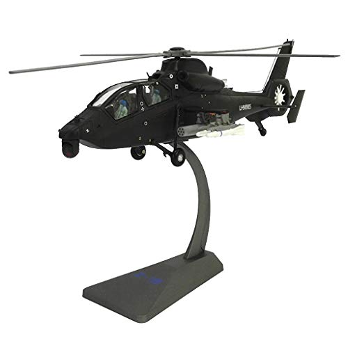 Baoblaze Juguete de Aviones Militares de Simulación Modelo de Helicóptero de Combate en Miniatura Juego Educativo para Niños - 1:48 WZ-19