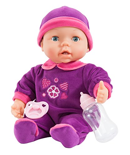 Bayer Design - Magic Teeth Baby, muñeca bebé, Color Lila (93842)