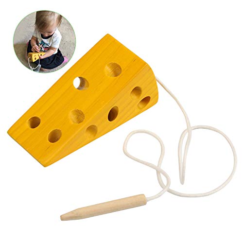 BelleStyle Montessori Activity Wooden Cheese Toy, Niños Niños Aprendizaje Temprano Educativo Bloque de Madera Rompecabezas de Juguete BelleStyle Montessori Activity Wooden Cheese Toy, Niños Niños Aprendizaje Temprano Educativo Bloque de Madera Rompecabezas de Juguete