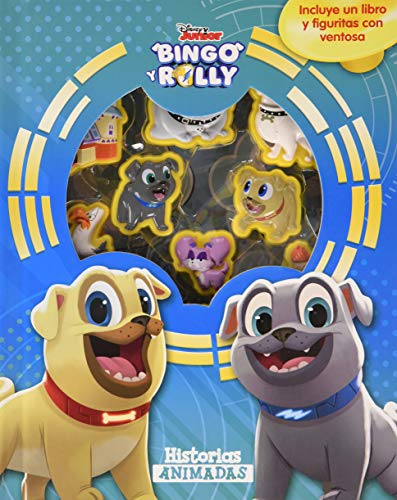 Bingo y Rolly. Historias animadas: Incluye un libro y figuritas con ventosa (Disney. Bingo y Rolly)