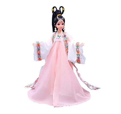 Black Temptation Disfraz Chino Antiguo Princesa / Diosa Juguete Personas Muñecas Niñas Dressup-Rosa
