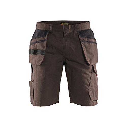 Blaklader 149413307899C48 - Pantalones cortos con bolsillos para las uñas, color marrón/negro, tamaño C48