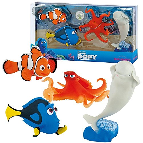 Bullyland Disney Pixar Finding Dory Figura 4 Pack – Nemo, Dory, Lou & Bailey