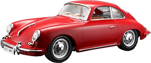 Burago 1/24 Scale 18-22079 - Porsche 356 B Coupe - Red