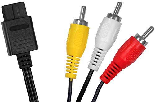 Cable de vídeo AV Eaxus®️ para SNES, N64, GC - Super Nintendo, Nintendo 64, GameCube