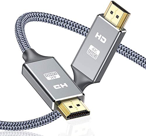 Cable HDMI 4K 3 Metros, 2.0 Cable HDMI de Alta Velocidad soporta 4K Ultra HD, Ethernet，3D,2160P, 1080P,BLU-Ray,TV, Playstation PS3,PS4, HDTV,Arco,HDCP 2.2,HDR