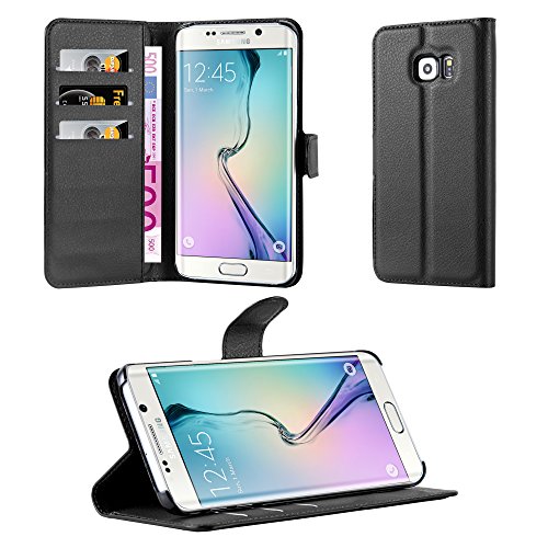 Cadorabo Funda Libro para Samsung Galaxy S6 Edge Plus en Negro Fantasma - Cubierta Proteccíon con Cierre Magnético, Tarjetero y Función de Suporte - Etui Case Cover Carcasa Cadorabo Funda Libro para Samsung Galaxy S6 Edge Plus en Negro Fantasma - Cubierta Proteccíon con Cierre Magnético, Tarjetero y Función de Suporte - Etui Case Cover Carcasa