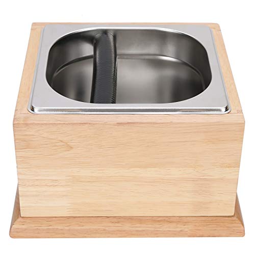 Caja de golpe de acero inoxidable, Caja de golpe de barniz ecológico, Estabilidad de acero(Log color base + powder slag bucket set small)