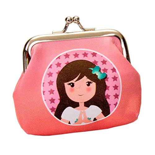Cartera Monedero con Figura DE NIÑA DE Primera COMUNIÓN. SE Vende EN LOTES DE 20 UDS. Medidas 10,5X 8,5 CM Cartera Monedero con Figura DE NIÑA DE Primera COMUNIÓN. SE Vende EN LOTES DE 20 UDS. Medidas 10,5X 8,5 CM