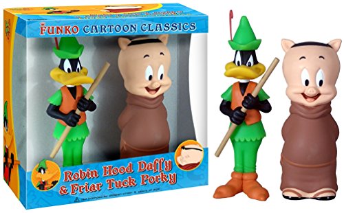 CARTOON CLASSICS Looney Tunes Daffy Duck & Porky Pig de Robin Hood 2 Figuras PVC APPR 15cm Funko