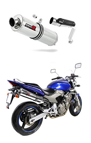 CB 600 F Hornet Escape Moto Deportivo Redondo Silenciador Dominator Exhaust Racing Slip-on 2003 2004 2005 2006