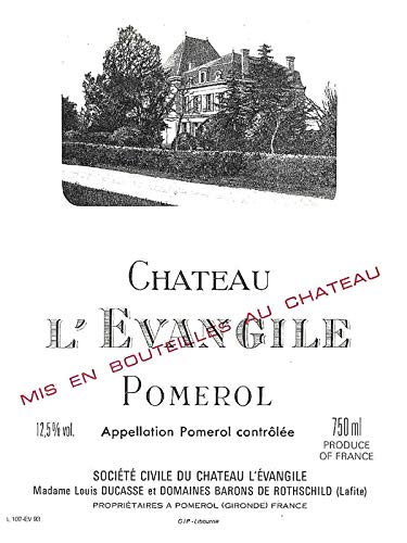 CHÂTEAU L'EVANGILE 1986 - (Etiqueta dañada) CHÂTEAU L'EVANGILE 1986 - (Etiqueta dañada)