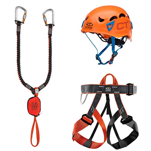 Climbing Technology Escoba Evolution Galaxy Set ferrata, Multicolor, Talla unicaca