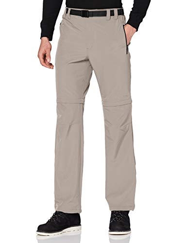 CMP - Pantalón para hombre (con cremallera para convertir en bermudas) beige marrón Talla:50