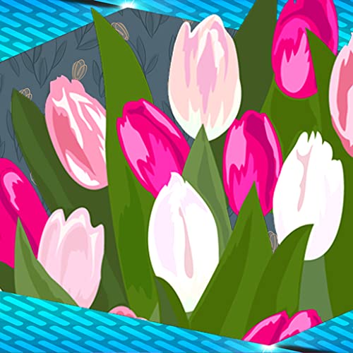 Collage de fotos de tulipán