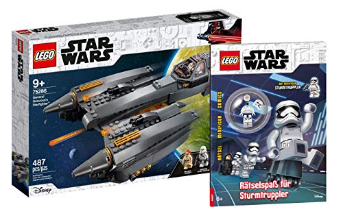 Collectix Lego Star Wars 75286 General Grievous' Starfighter + juego para trompetas de asalto (cubierta blanda)