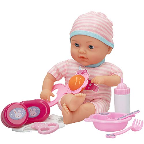 ColorBaby - Muñeco bebé blandito con accesorios Colorbaby's (46545)