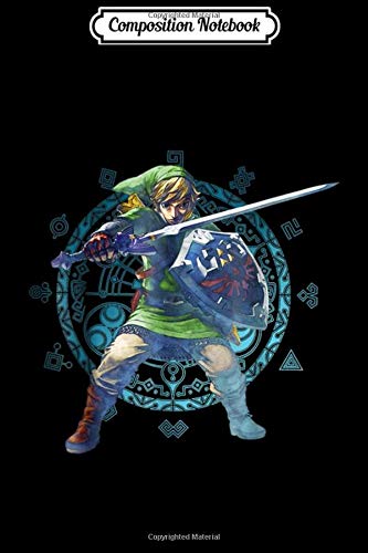Composition Notebook: Legend of Zelda Link Geometric Artsy Glow Graphic  Journal/Notebook Blank Lined Ruled 6x9 100 Pages