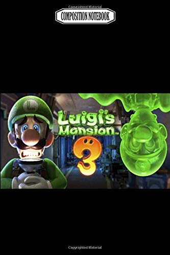 Composition Notebook: Luigi's mansion 3 banner consoles super lanyard gameboy handheld nintendo Journal Notebook Blank Lined Ruled 6x9 100 Pages