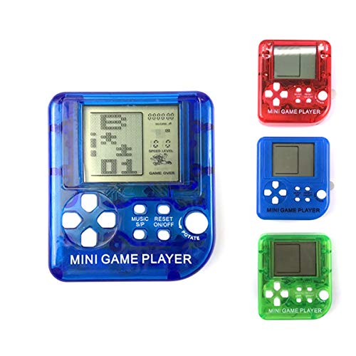 Consola de Juegos Portátil, Consola de Juegos Electrónica Tetris Portátil con 26 Juegos, Mini Jugador Portátil Retro, Gameboy de Bolsillo Portátil, Regalo para Niños y Adultos, Color Aleatorio