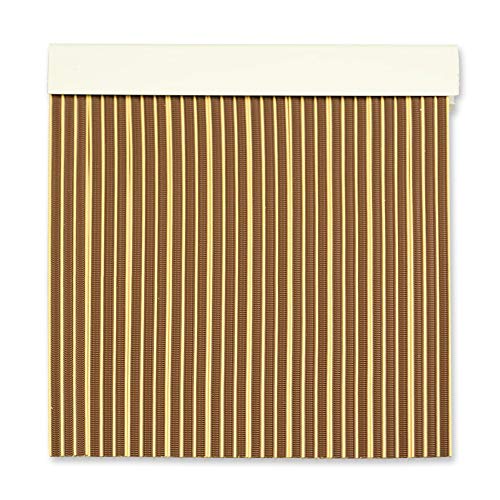 Cortinas Exterior Puerta | Material Plastico PVC y Barra Aluminio | Ideal para Terraza y Porche | Antimoscas | Marron-Beige | 210 * 90 Cortinas Exterior Puerta | Material Plastico PVC y Barra Aluminio | Ideal para Terraza y Porche | Antimoscas | Marron-Beige | 210 * 90